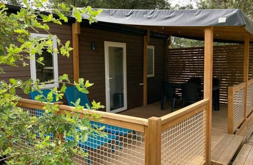 Bollene House | ZEcamping 3 étoiles piscine chauffée mobil-home TV LV clim 29m2