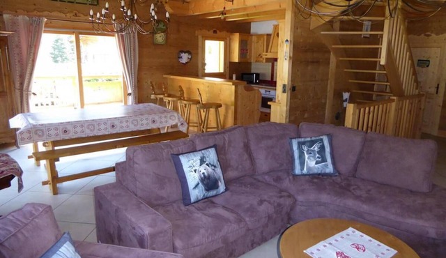 1st floor, terrace, balcony, fireplace or stove, parking, tv, 158m², Pralognan-la-Vanoise