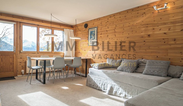 2 pièces agréable et confortable, rez-de-chaussée/jardin, d'une petite résidence au centre de Chando