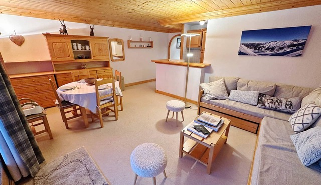 3-room apartment, 5 people, balcony, Méribel