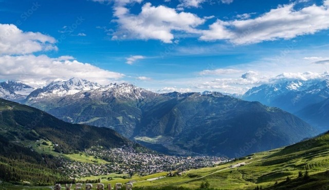Attic Ski Retreat in Verbier with Stunning Mountain Views