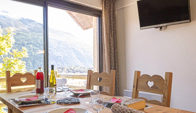 Aussois - 2-room Apt, 6 guests, Terrace, WIFI, Pets allowed