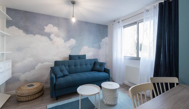 "Blue Dream" – Cozy, clean & stylish studio | Doua/INSA/CESI - Garage, WIFI