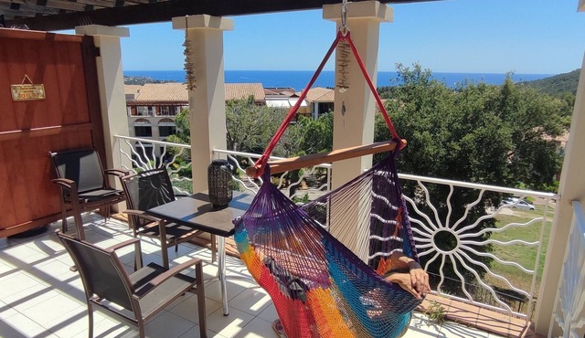 Cap Esterel-Au Petit Paradis-Clim-Ménage inclus-Vue Mer-Esterel-Terrasse 16 m2