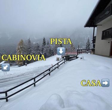CASA FOLGARIDA 2 BOX AUTO PRIVATI davanti CABINOVIA BELVEDERE