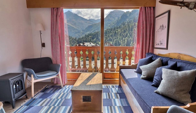 Charming 2* Ski-In Duplex, 6 Pers, South Balcony