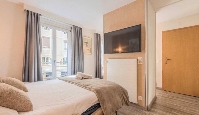 Cosy, air-conditioned flat -1BR/4P- Geneva