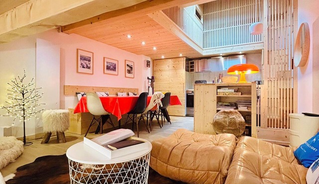 Duplex apartment with a terrace in Vallandry (Paradiski), right at the slopes