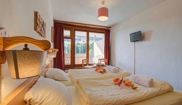 Hotel Relais Alpin Twin Room Ski In-Out 5, Les Mosses, Switzerland