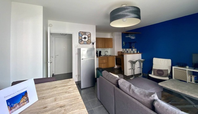 Le Port Marianne- Cozy apartment with 1 bedroom