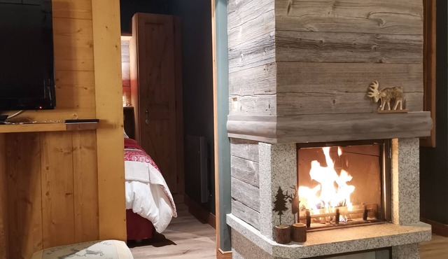 LUXURY APARTMENT with fireplace in CHALET RESIDENCE classified *