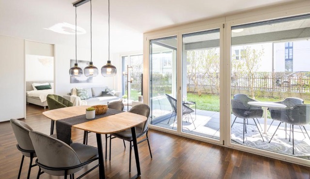 STAYY Green Oasis Premium Apartment - Garden Terrace free parking 20' to Zurich