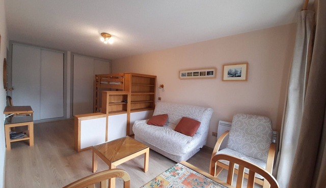 Studio for 4 in Aussois with south-facing terrace