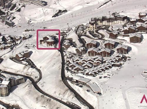 Studio Style Chalet pour 3 Pers, Balcon, Pied des Pistes, Réberty 2000 - FR-1-452-85