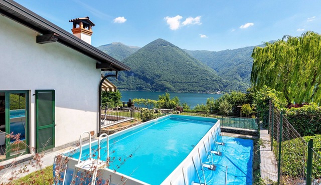 Villa 'Porlezza Lake View' with Lake View, Air Conditioning, Private Pool, Ultra-Fast Wi-Fi