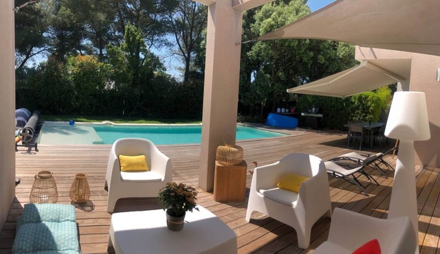 Villa with swimming pool near the beaches and Montpellier