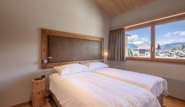 Wifi, 250m from shops, fitness, sauna, hammam, tv, ski locker, 67m², Vercorin