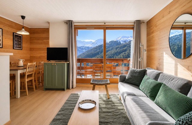 Renovated 2-room cabin apartment, Méribel, pets allowed