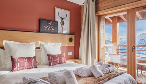 Double Room, Balcony, Mountain View