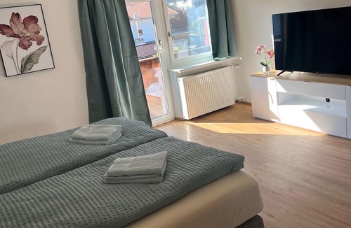 Aldrans Apartment | Apartment mit Bergblick