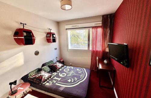 Quartier Exposition-Bajatiere Apartment | Studio lumineux et climatisé avec parking gratuit - Tramway devant la résidence - appartement 114