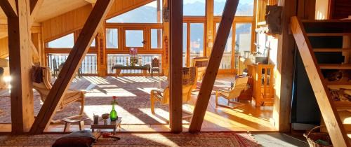 Appartement spacieux aux Chapelles avec vue sur montagne