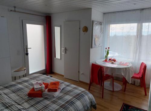 Beau studio avec terrasse et vue POUR NON FUMEURS